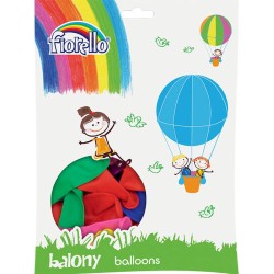 BALONY 12" FIORELLO 170-1681 PASTELOWY MIX KOLORÓW 100SZT