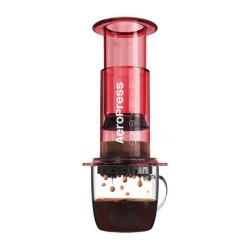 AEROPRESS CLEAR RED - ZAPARZACZ DO KAWY CZERWONY