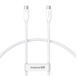 KABEL USB-C DO USB-C BASEUS SUPERIOR USB4, 240W, 1M (BIAŁY)