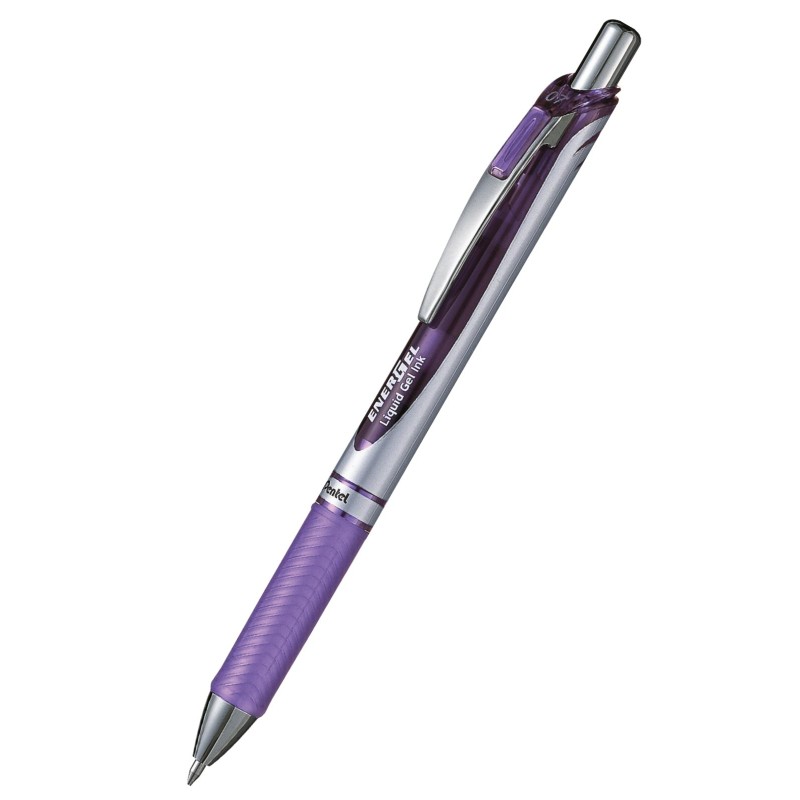 DŁUGOPIS KULKOWY PENTEL ENERGEL BL77-V3 LILIOWY 0.7