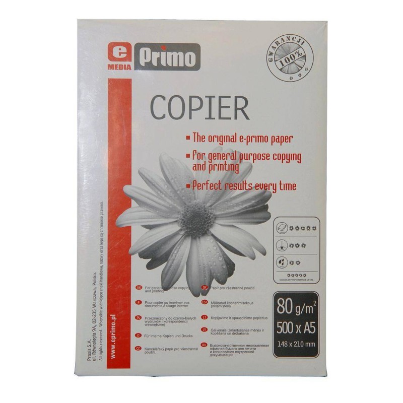 PAPIER KSERO A5 80G EPRIMO COPIER E85777-10-A5 BIAŁY 146 CIE 500ARK