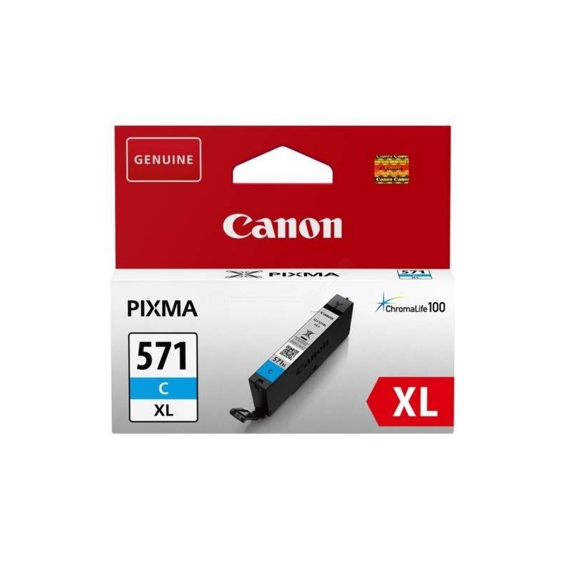 TUSZ ORYGINALNY CANON CLI571XL 0332C001 CYAN  11 ML