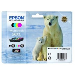 Tusz oryginalny EPSON T2636 C13T26364010 CMYK  500BK stron