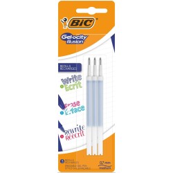 WKŁAD ŻELOWY BIC GEL-OCITY ILLUSION 505381 NIEBIESKI 3SZT