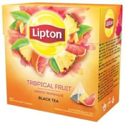 HERBATA OWOCE TROPIKALNE LIPTON 20 TOREBEK