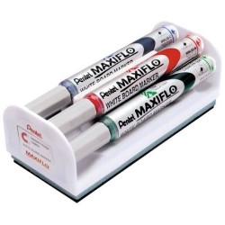 MARKER SUCHOŚCIERALNY PENTEL MAXFILO MWL5S-4N MIX*4 OKRĄGŁA 4SZT