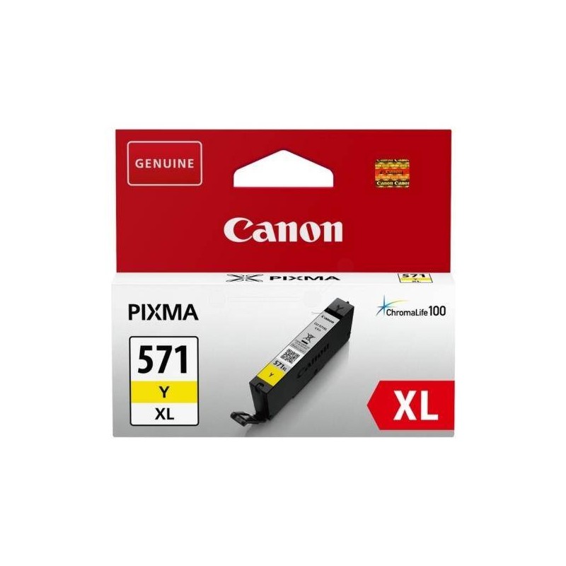 TUSZ ORYGINALNY CANON CLI571XL 0334C001 YELLOW  11 ML