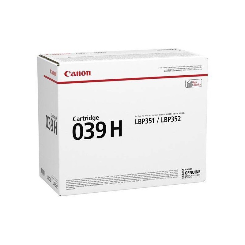 TONER ORYGINALNY CANON CRG039H 0288C001 CZARNY  25000 STRON