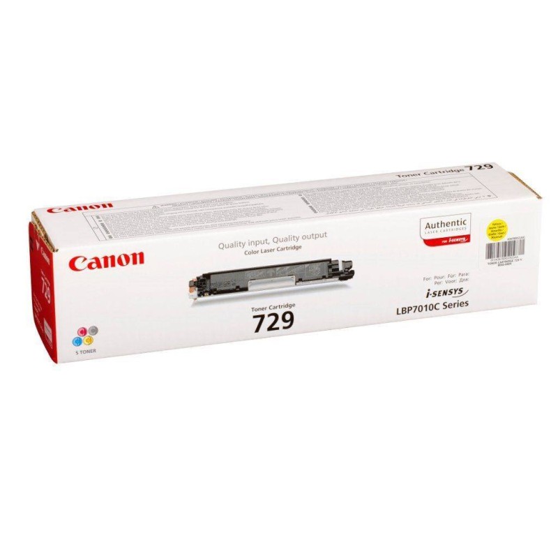 TONER ORYGINALNY CANON CRG729Y 4367B002 YELLOW  1000 STRON