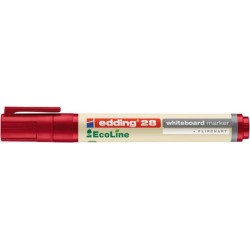 MARKER SUCHOŚCIERALNY EDDING ECOLINE 28 CZERWONY 1.5-3 MM