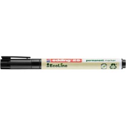 MARKER PERMANENTNY EDDING ECOLINE 25 CZARNY 1MM