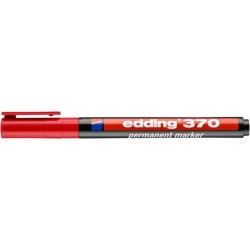 MARKER PERMANENTNY EDDING 370 CZERWONY 1MM