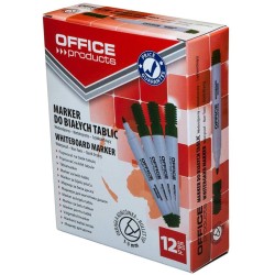 MARKER SUCHOŚCIERALNY OFFICE PRODUCTS ZIELONY OKRĄGŁA 1-3MM