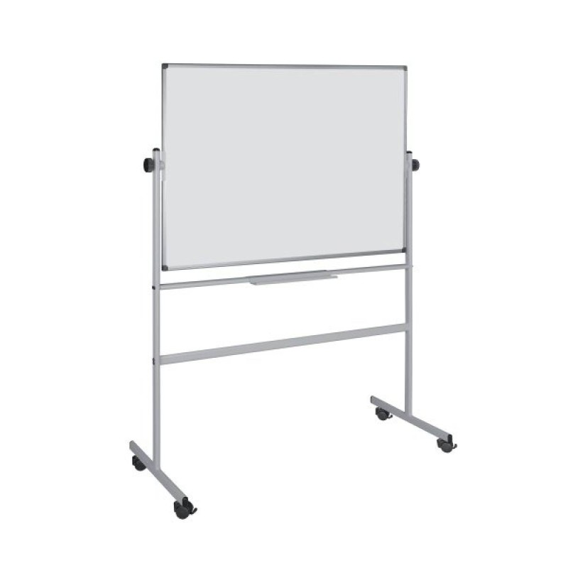 TABLICA SUCHOŚCIERALNA MAGNETYCZNA 90X120CM BI-OFFICE OBROTOWA BIAŁA RAMA ALUMINIOWA