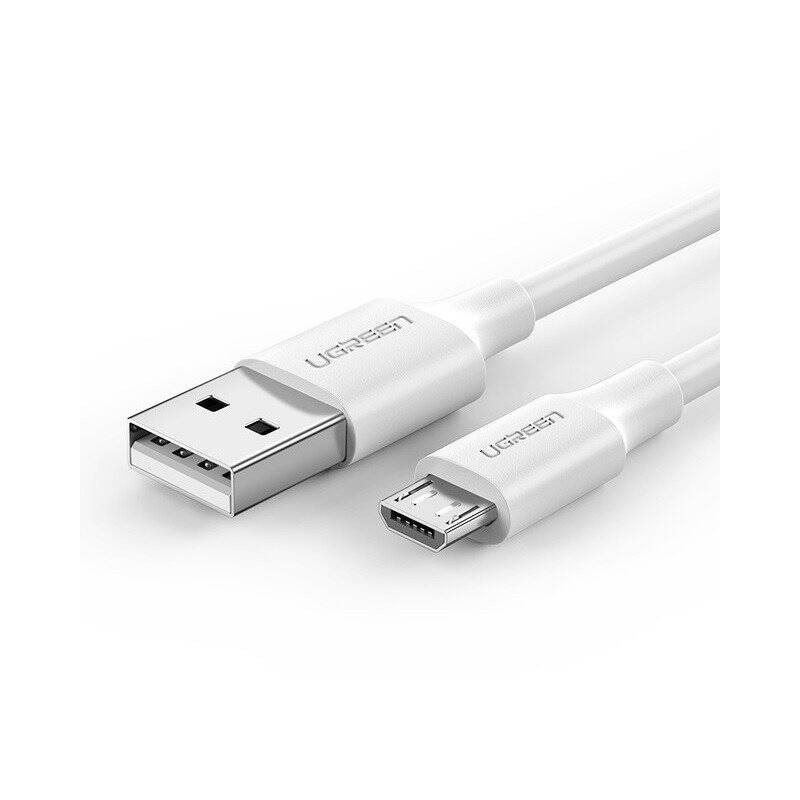 KABEL USB DO MICRO USB UGREEN 	US289QC 3.0 2.4A 1M (BIAŁY)