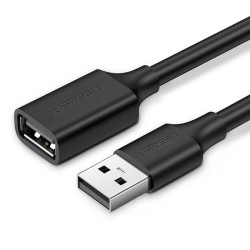 KABEL USB 2.0 PRZEDŁUŻAJĄCY UGREEN US103, 2M (CZARNY)