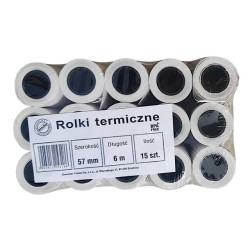 Rolka Termiczna 57mm x6m DRESCHER 15szt FENOL free