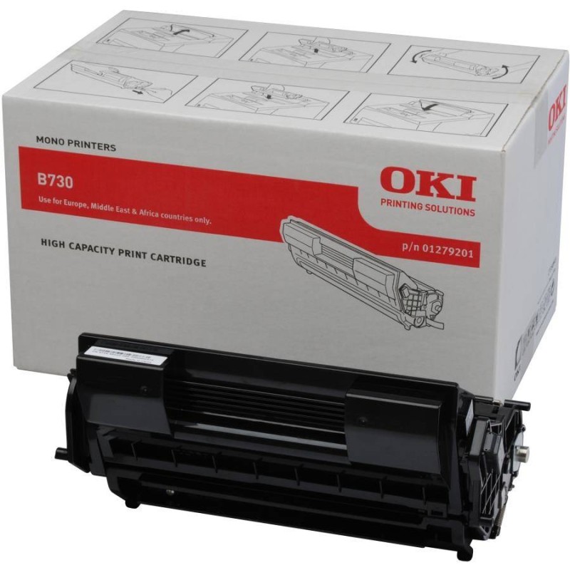 TONER ORYGINALNY OKI 09002701 CZARNY 10000 STRON