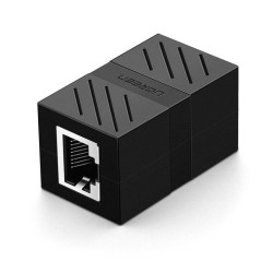 ZŁĄCZKA, PRZEDŁUŻKA SIECIOWA RJ45 UGREEN NW114 ETHERNET, 8P/8C, CAT.7, UTP (CZARNA)