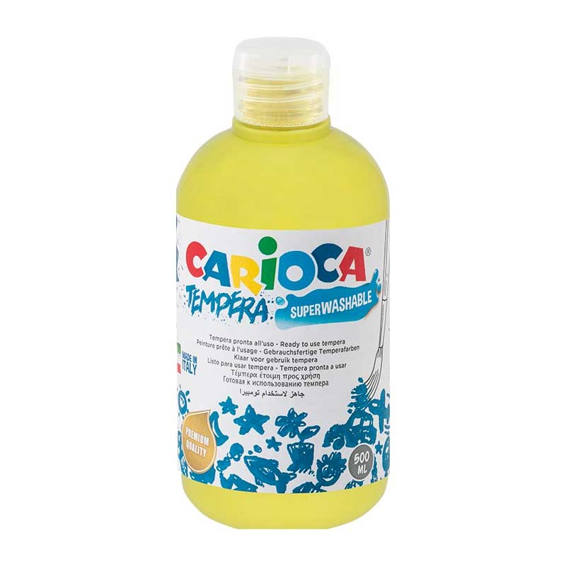 FARBA TEMPERA CARIOCA 40427/12 170-2713 500ML CYTRYNOWA