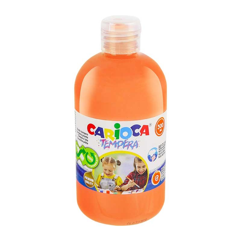 FARBA TEMPERA CARIOCA 40427/11 170-2717 500ML POMARAŃCZOWA