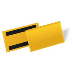 KIESZEŃ MAGAZYNOWA MAGNETYCZNA  150X67MM DURABLE 174204 ŻÓŁTA 50 SZT