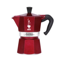 KAWIARKA BIALETTI - DECO GLAMOUR - MOKA EXPRESS 3TZ CZERWONA