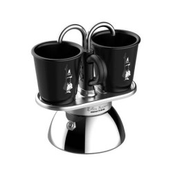 KAWIARKA BIALETTI - SET MINI EXPRESS INDUCTION 2TZ CZARNA + 2 FILIŻANKI