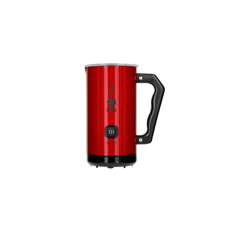 BIALETTI MILK FROTHER MKF02 ROSSO - ELEKTRYCZNY SPIENIACZ DO MLEKA CZERWONY