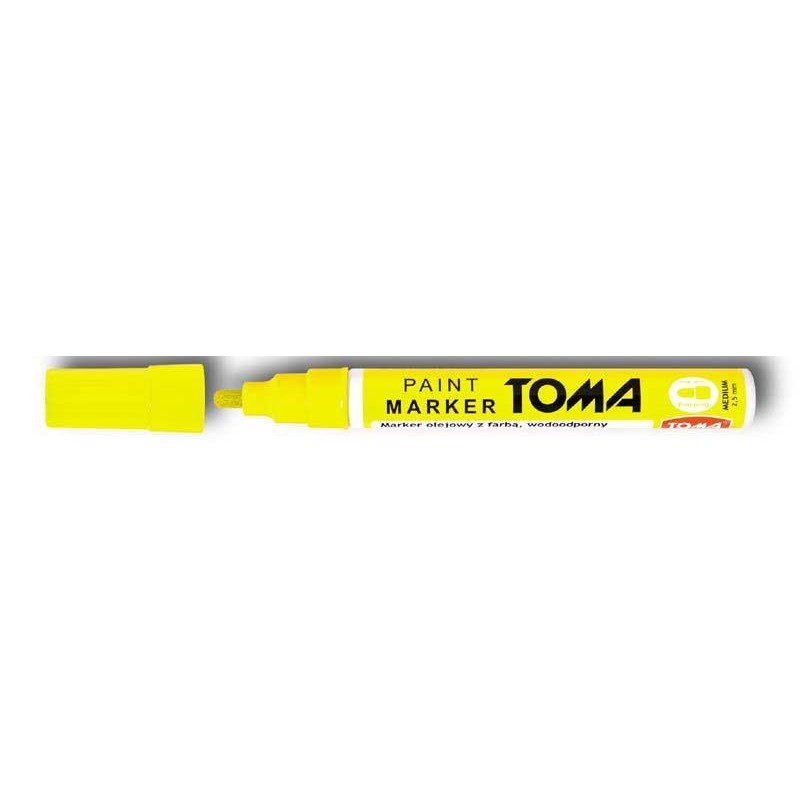 MARKER OLEJOWY TOMA 440 TO-440 NEON ŻOŁTY ŻÓŁTY NEON 2.5MM