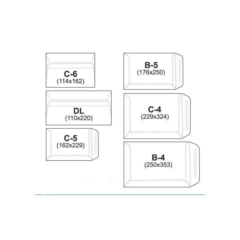 KOPERTA C5 SK NC KOPERTY 31421020/25 BIAŁA 25SZT