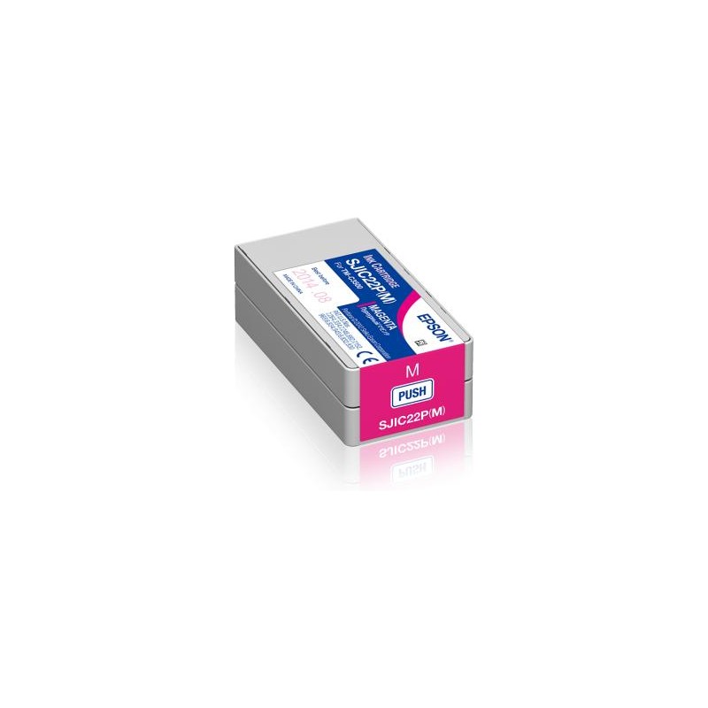 TUSZ ORYGINALNY EPSON SJIC22P C33S020603 MAGENTA  32,5 ML