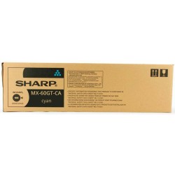 TONER ORYGINALNY SHARP MX60GTCA CYAN 24000 STRON