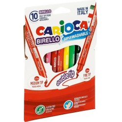 FLAMASTRY DWUSTRONNE CARIOCA 41438 BIRELLO 160-1462 MIX*10SZT