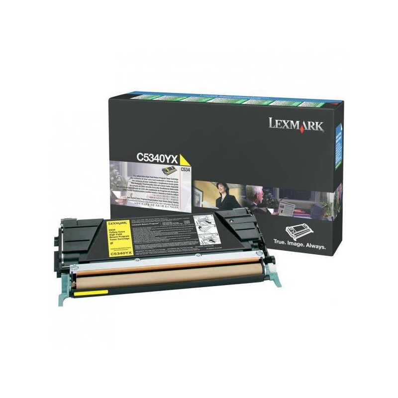 TONER ORYGINALNY LEXMARK C5340YX ŻÓŁTY 7000 STRON