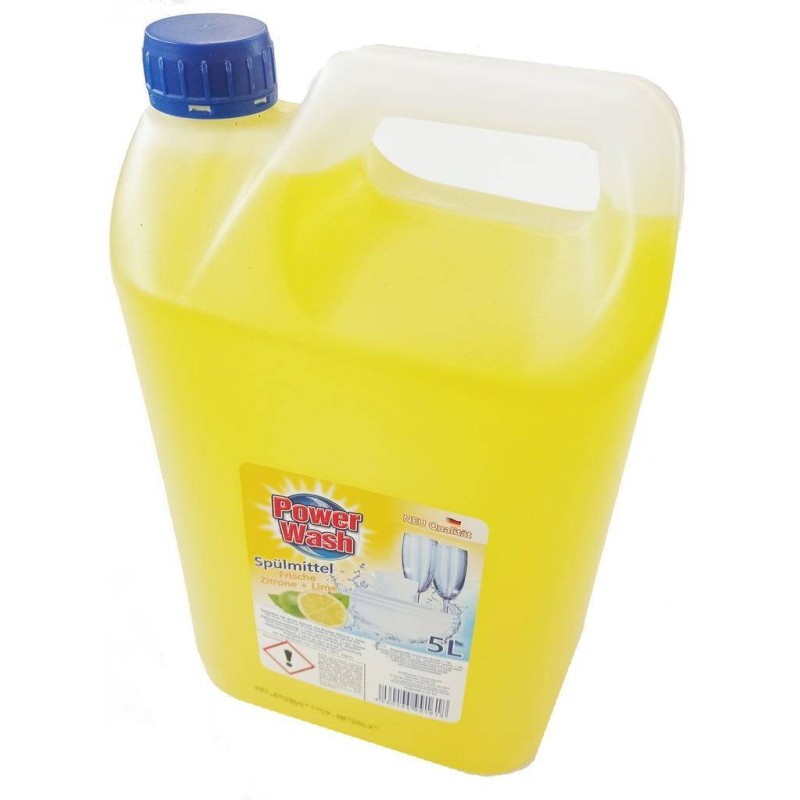 PŁYN DO MYCIA NACZYŃ POWER WASH  CYTRYNA I LIMONKA 5L