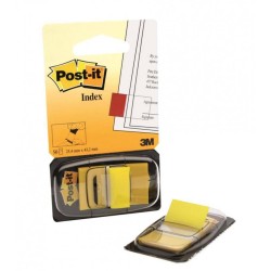 ZAKŁADKI INDEKSUJĄCE FOLIOWE 25,4X43,2MM 3M POST-IT® 680-5 ŻÓŁTE 50SZT