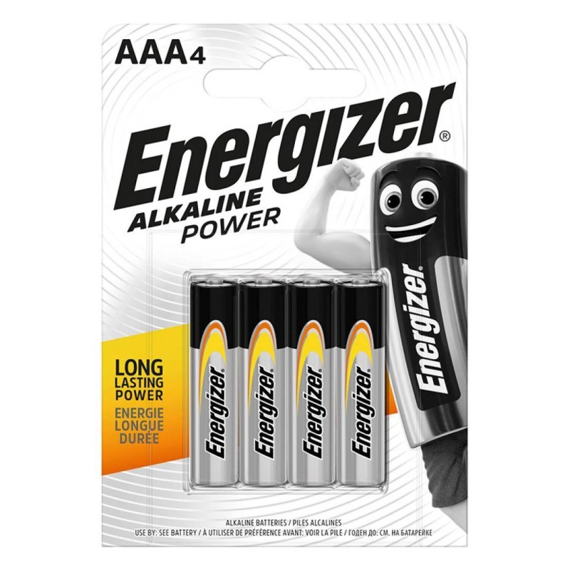 BATERIA ALKALICZNA AAA ENERGIZER ALKALINE POWER 4SZT