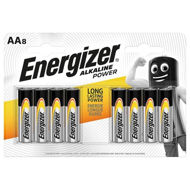 BATERIA ALKALICZNA AA ENERGIZER ALKALINE POWER 8SZT