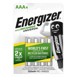 AKUMULATOR NI-MH AAA ENERGIZER UNIVERSAL 500MAH 4SZT