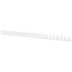 GRZBIET PLASTIKOWY 19MM (165 KARTEK) OFFICE PRODUCTS BIAŁY 100 SZT.