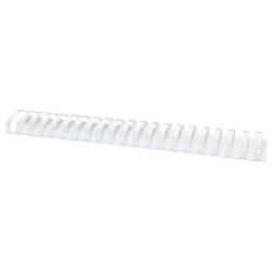 GRZBIET PLASTIKOWY 51MM (510 KARTEK) OFFICE PRODUCTS BIAŁY 50 SZT.