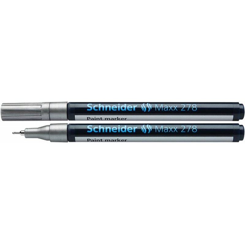 MARKER OLEJOWY  SCHNEIDER MAXX 278 SREBRNY 0.8MM