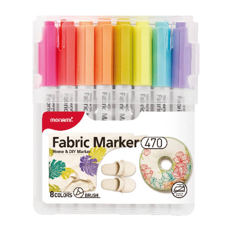 MARKERY DO TKANIN MONAMI FABRIC MARKER 470 170-2785 MIX*8 PĘDZELKOWA 8SZT