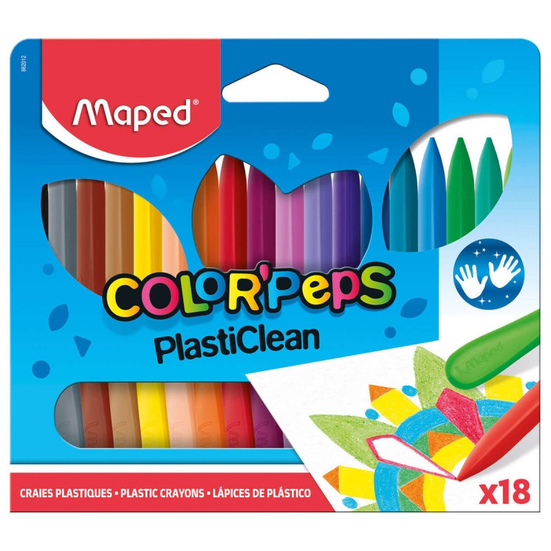 KREDKI MAPED COLORPEPS PLASTIKOWE 18 SZT