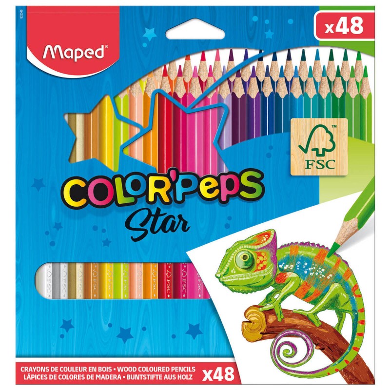 KREDKI MAPED COLORPEPS TRÓJKĄTNE 48 SZT