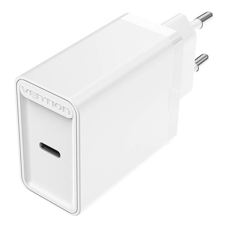 Ładowarka sieciowa Vention FAIW0-EU USB-C 30W (biała)