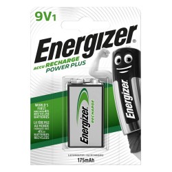 AKUMULATOR NI-MH 6F22 (9V) ENERGIZER POWER PLUS 175MAH