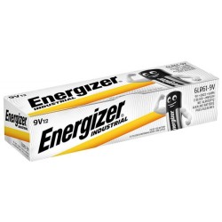 BATERIA ALKALICZNA 6F22 (9V) ENERGIZER INDUSTRIAL 12SZT