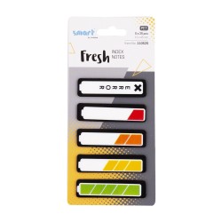 ZAKŁADKI INDEKSUJĄCE FOLIOWE 12X45MM SMART PET FRESH BATERIA 5X25SZT